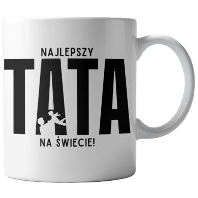 Kubek Biały Najlepszy Tata na świecie