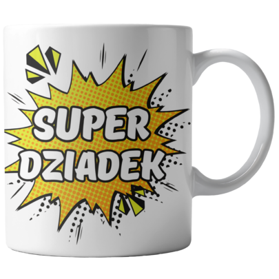 Kubek Biały Super Dziadek