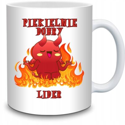 KUBEK PIEKIELNIE DOBRY LIDER na Prezent dla Lidera