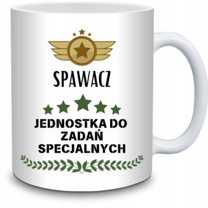 KUBEK SPAWACZ JEDNOSTKA DO ZADAŃ SPECJALNYCH na Prezent dla Spawacza