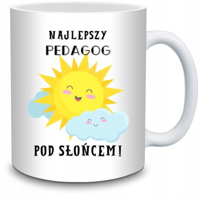 KUBEK NAJLEPSZY PEDAGOG POD SŁOŃCEM na Prezent dla Pedagoga