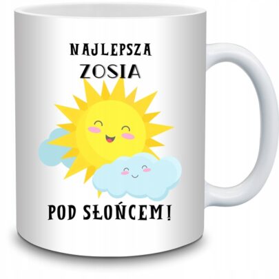KUBEK NAJLEPSZA ZOSIA POD SŁOŃCEM na Prezent dla Zosi