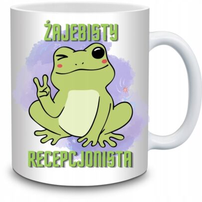 KUBEK ŻAJEBISTY RECEPCJONISTA na Prezent dla Recepcjonisty