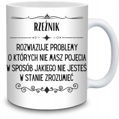 KUBEK RZEŹNIK ROZWIĄZUJĘ PROBLEMY O KTÓRYCH NIE na Prezent dla Rzeźnika