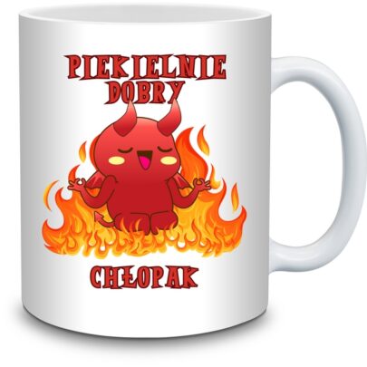 KUBEK PIEKIELNIE DOBRY CHŁOPAK na Prezent dla Chłopaka