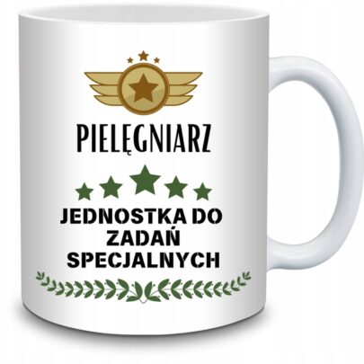 KUBEK PIELĘGNIARZ JEDNOSTKA DO ZADAŃ SPECJALNYCH na Prezent dla Pielęgniarza