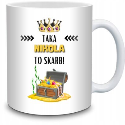 KUBEK TAKA NIKOLA TO SKARB na Prezent dla Nikoli