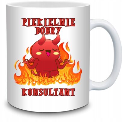 KUBEK PIEKIELNIE DOBRY KONSULTANT na Prezent dla Konsultanta