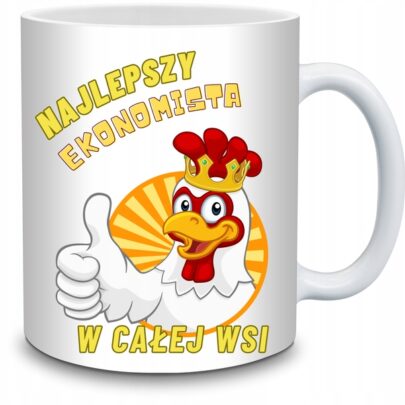 KUBEK NAJLEPSZY EKONOMISTA W CAŁEJ WSI na Prezent dla Ekonomisty