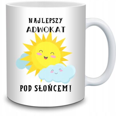 KUBEK NAJLEPSZY ADWOKAT POD SŁOŃCEM na Prezent dla Adwokata