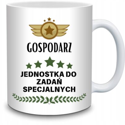 KUBEK GOSPODARZ JEDNOSTKA DO ZADAŃ SPECJALNYCH na Prezent dla Gospodarza