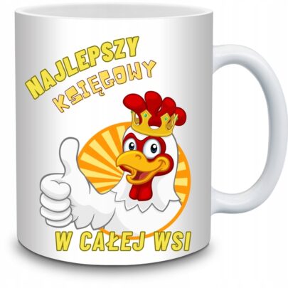 KUBEK NAJLEPSZY KSIĘGOWY W CAŁEJ WSI na Prezent dla Księgowego