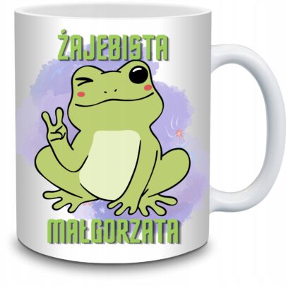 KUBEK ŻAJEBISTA MAŁGORZATA na Prezent dla Małgorzaty