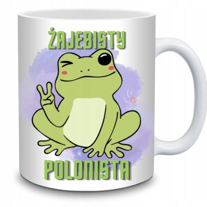 KUBEK ŻAJEBISTY POLONISTA na Prezent dla Polonisty
