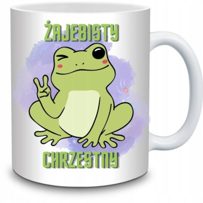 KUBEK ŻAJEBISTY CHRZESTNY na Prezent dla Chrzestnego