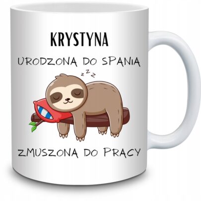 KUBEK KRYSTYNA URODZONA DO SPANIA ZMUSZONA PRACY na Prezent dla Krystyny