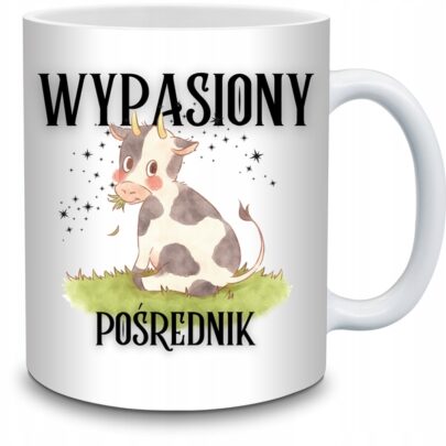 KUBEK WYPASIONY POŚREDNIK na Prezent dla Pośrednika