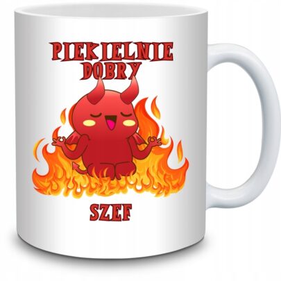 KUBEK PIEKIELNIE DOBRY SZEF na Prezent dla Szefa