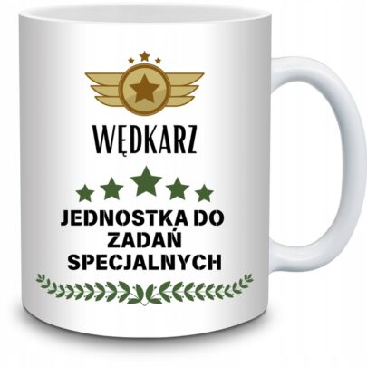KUBEK WĘDKARZ JEDNOSTKA DO ZADAŃ SPECJALNYCH na Prezent dla Wędkarza