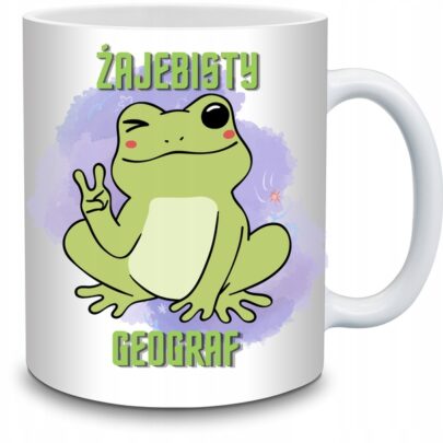 KUBEK ŻAJEBISTY GEOGRAF na Prezent dla Geografa