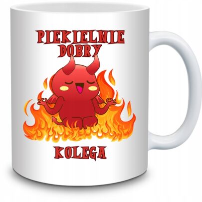 KUBEK PIEKIELNIE DOBRY KOLEGA na Prezent dla Kolegi