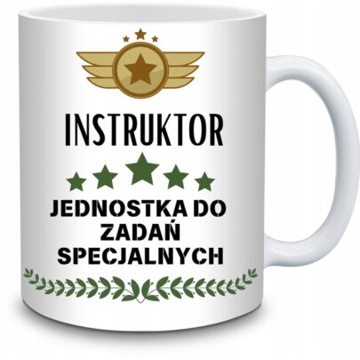 KUBEK INSTRUKTOR JEDNOSTKA DO ZADAŃ SPECJALNYCH na Prezent dla Instruktora