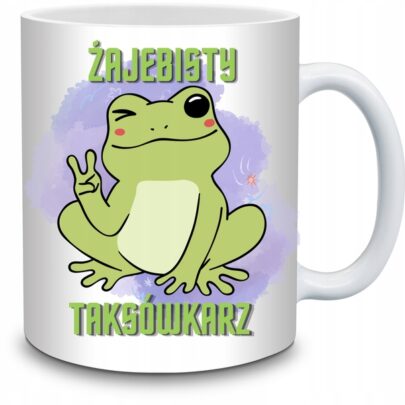 KUBEK ŻAJEBISTY TAKSÓWKARZ na Prezent dla Taksówkarza