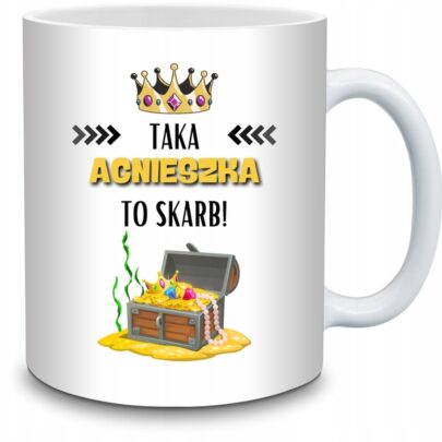 KUBEK TAKA AGNIESZKA TO SKARB na Prezent dla Agnieszki