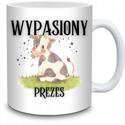 KUBEK WYPASIONY PREZES na Prezent dla Prezesa