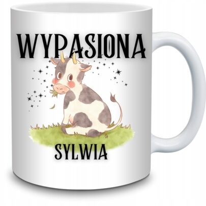 KUBEK WYPASIONA SYLWIA na Prezent dla Sylwii