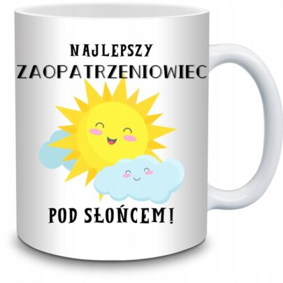 KUBEK NAJLEPSZY ZAOPATRZENIOWIEC POD SŁOŃCEM na Prezent dla Zaopatrzeniowca