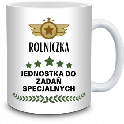 KUBEK ROLNICZKA JEDNOSTKA DO ZADAŃ SPECJALNYCH na Prezent dla Rolniczki